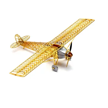 1/160 3D металлическая головоломка в сборе с моделью самолета, набор мини-моделей самолетов, Рождественский подарок для детей, Прямая доставка