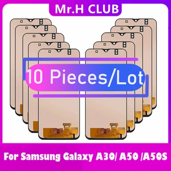 10 шт./лот incell Для Samsung Galaxy A30 A50 A50S ЖК-дисплей с сенсорным экраном в рамке в сборе для samsung A305 A505 A507