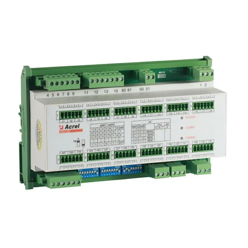 Многоконтурный счетчик энергии Acrel AMC16MA для измерения входящей исходящей линии на мониторе центра обработки данных 0