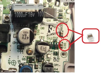 100ШТ для Nintendo Gameboy Advance GBA C35 C36 Крышки конденсаторов Компонент для крепления материнской платы