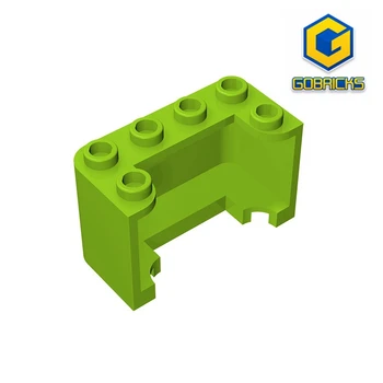 10ШТ Ветровое стекло Gobricks GDS-1156 2 x 4 x 2 Вертикальное совместимо с lego с детскими строительными блоками lego 4594 