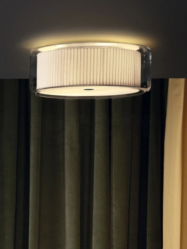 Современная минималистичная гостиная Коридор Кабинет и спальня Детская комната Атмосферный Стеклянный потолочный светильник