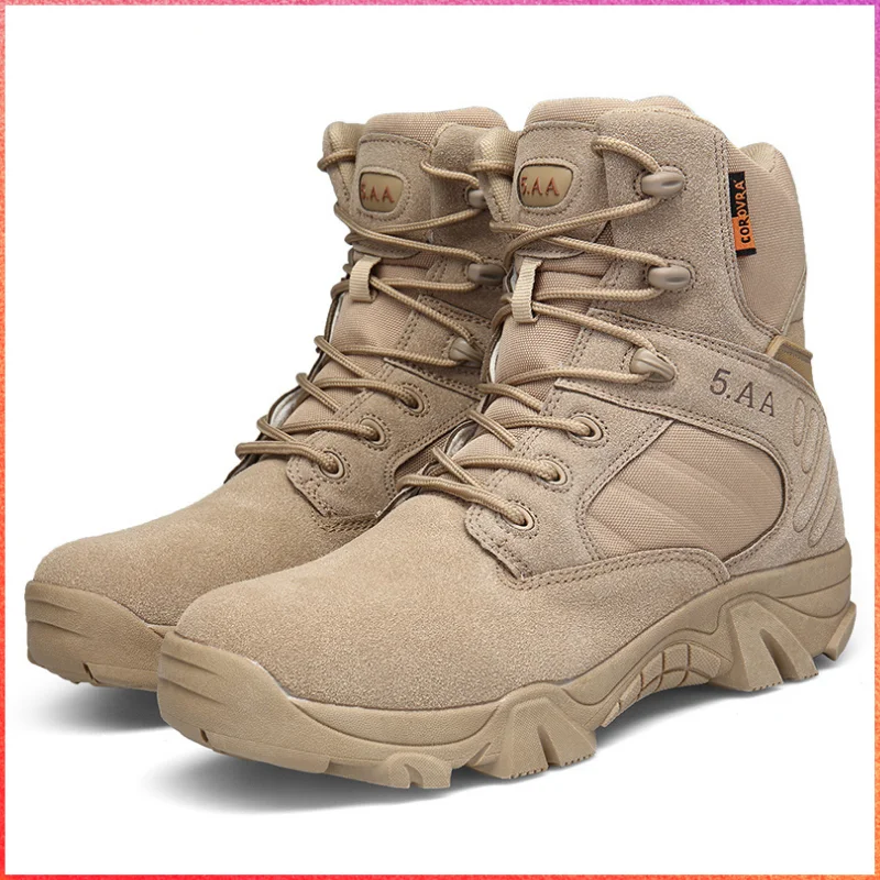 Sandy Зимние мужские военные ботинки High Cut Tactical Combat Man Boot Армейские охотничьи рабочие ботинки для мотоботов Botas Militares