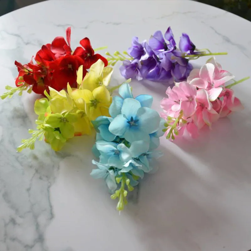 12 цветов искусственных шелковых цветочных головок гиацинта Hyacinthus Orientalis для украшения свадебных букетов домашних садовых цветов своими руками