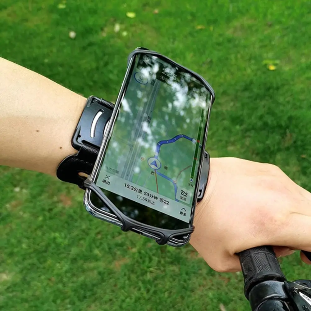Сумка-браслет Ударопрочный полый дизайн с возможностью поворота на 360 градусов Дышащий Спорт на открытом воздухе Телефон Сумка для рук Велосипедные принадлежности