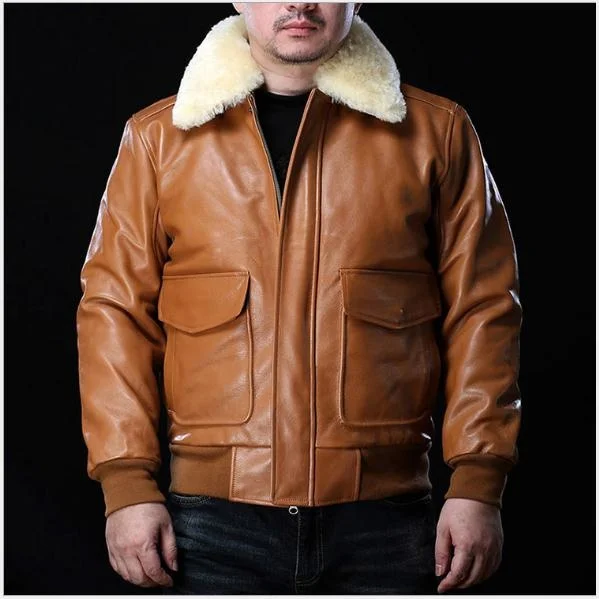 высокое качество 2023 новый люксовый бренд real arrival. Толстая куртка G1, зимнее теплое пальто из натуральной кожи. мужская одежда из воловьей кожи больших размеров.