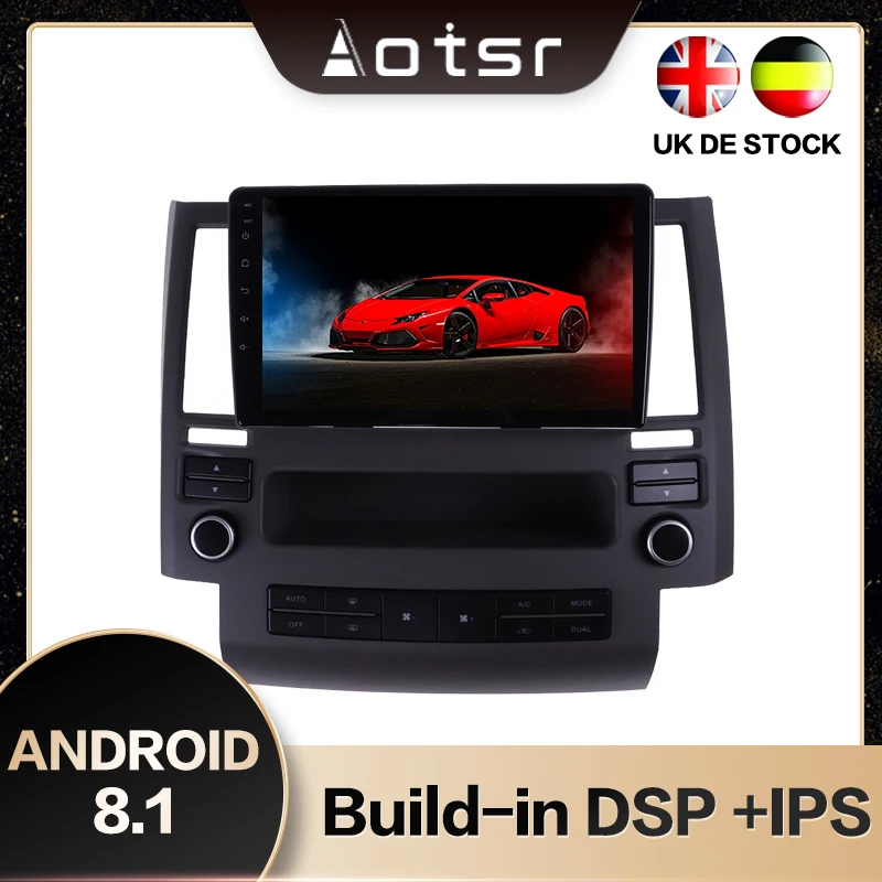 AOTSR 10,4-дюймовый автомобильный GPS-навигатор Android 8.1 для Infiniti FX 35 2006-2009 Стерео мультимедийный плеер