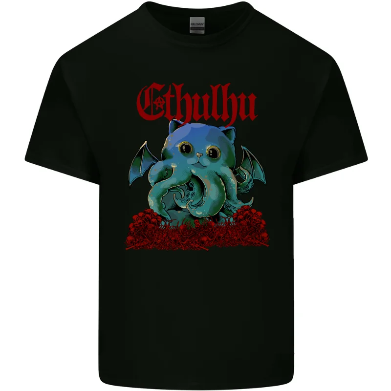 Детская футболка Cathulhu Funny Cat Cthulhu Parody Kraken
