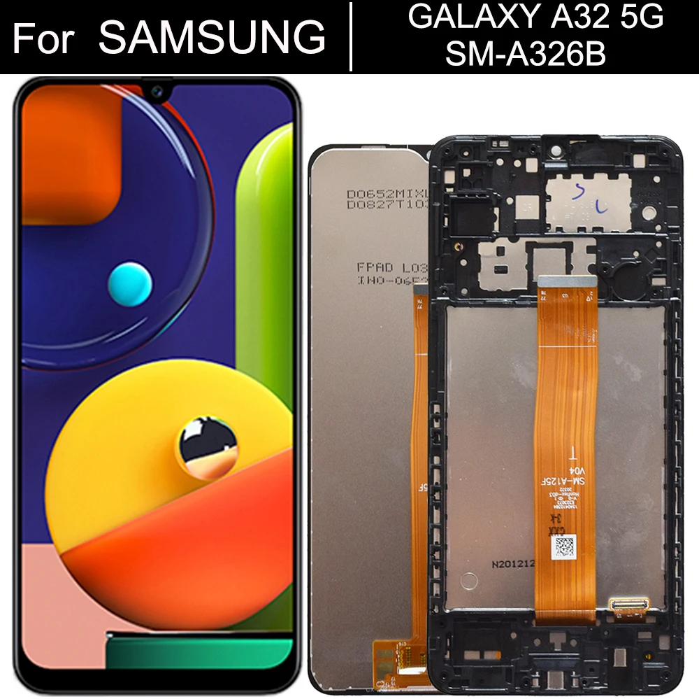 Для Samsung A32 5G A326 SM-A326B Дисплей ЖК-дисплей для Samsung A32 5G SM-A326B ЖК-дисплей Сенсорный экран для Samsung Galaxy A32 5G LCD