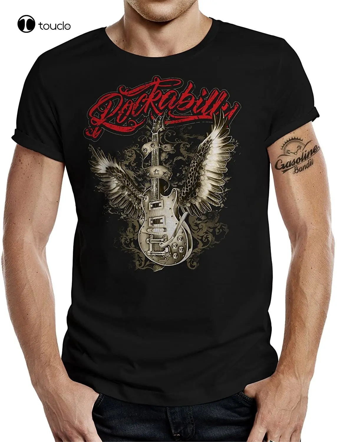 Крылья Рок-гитары, футболка для рок-гитары, байкерская футболка, изготовленная на заказ, футболка с цифровой печатью для подростков, унисекс, Xs-5Xl 0