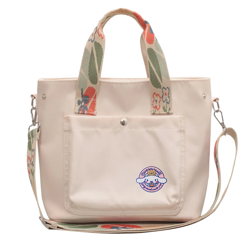 Каваи Санрио Куроми, нейлоновая холщовая сумка-мессенджер Cinnamorroll, модная мультяшная универсальная сумка через плечо, легкая сумка Four Seasons