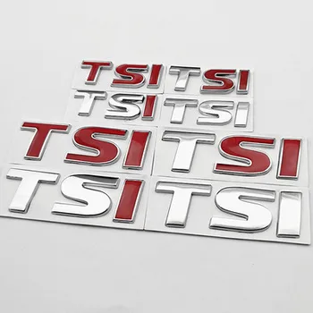 1шт TSI 3D Эмблема Наклейки Значок Багажника Автомобиля Аксессуары Для VW Tiguan GTI CC Polo Golf Passat Magotan Bora Touareg Scirocco