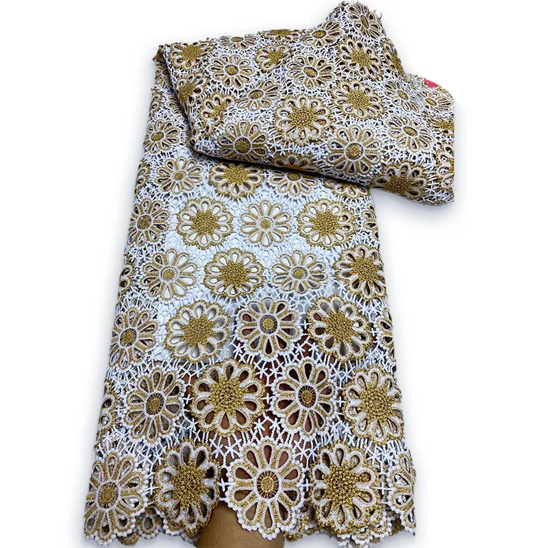 Гипюровый шнур, кружевная ткань с камнями, Новейшая Африканская кружевная ткань 2023 года, высококачественный материал для свадебного платья для шикарного платья