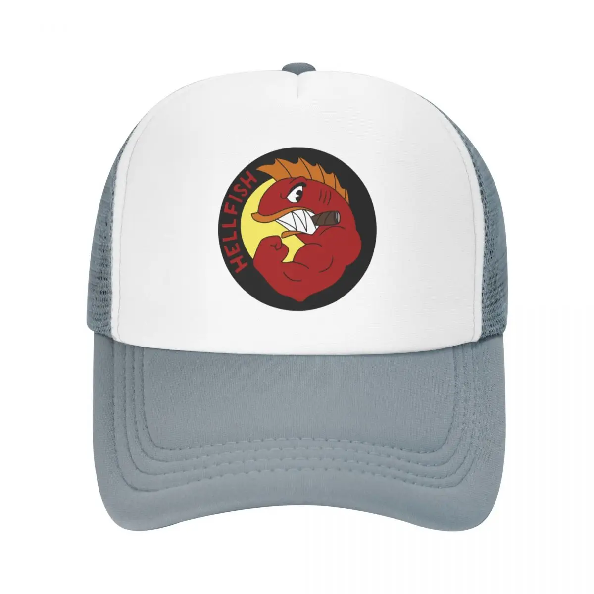Бейсбольная кепка Flying Hellfish, солнцезащитная кепка, рыболовные кепки, чайные шляпы, женские шляпы, мужские