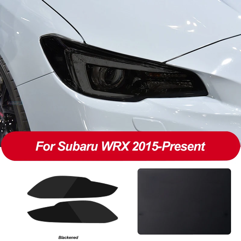 Для Subaru WRX 2015-on Аксессуары 2шт Автомобильные Фары Защитная Пленка Восстановление Фар Дымовая Черная Прозрачная Наклейка из ТПУ