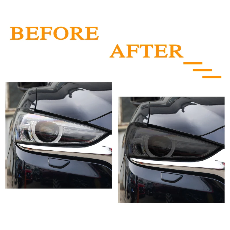 Для Subaru WRX 2015-on Аксессуары 2шт Автомобильные Фары Защитная Пленка Восстановление Фар Дымовая Черная Прозрачная Наклейка из ТПУ 4