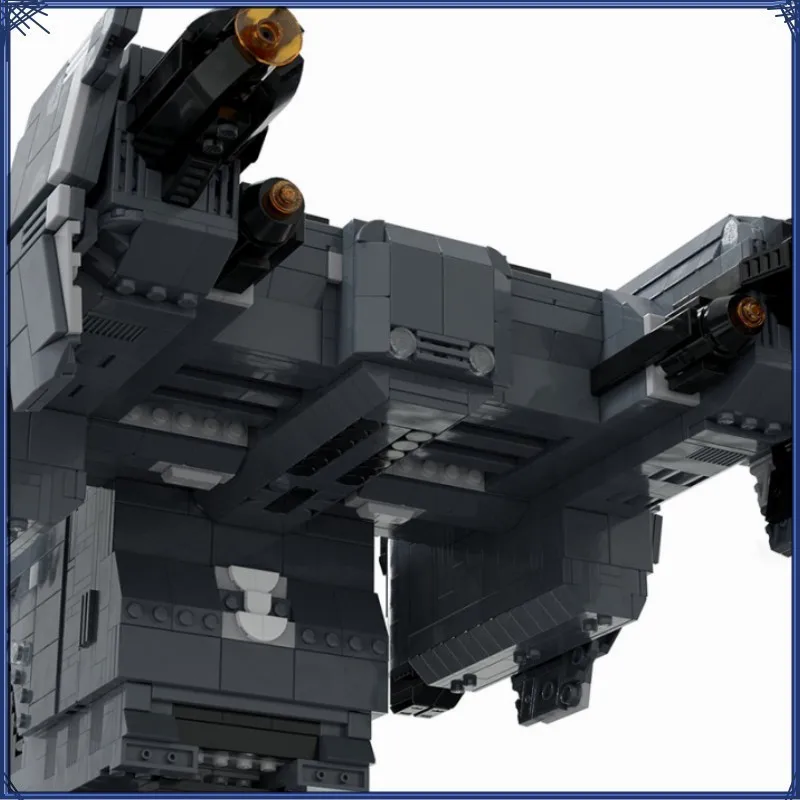 Строительные блоки Moc серии Space, модель UNSC Forward Untho Dawn, собранные своими руками кирпичи, крупномасштабная коллекция игрушек, подарки 4