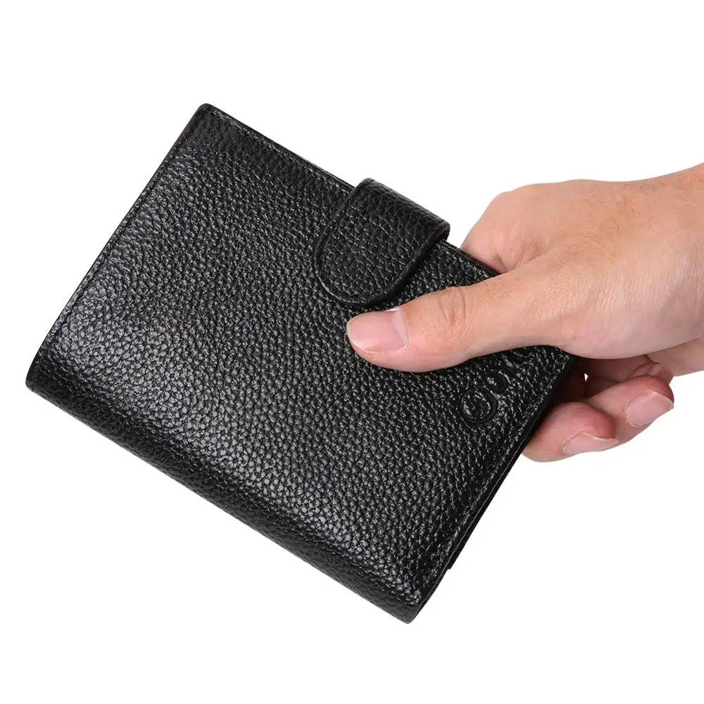 Мужской кошелек с несколькими RFID-картами, повседневный винтажный кожаный кошелек, мужской клатч большой емкости, портмоне для монет, самый продаваемый