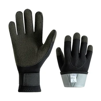 3 мм кевларовые перчатки для дайвинга, подводной охоты, рыбалки, неопреновые нескользящие перчатки для подводного плавания, теплые перчатки для плавания