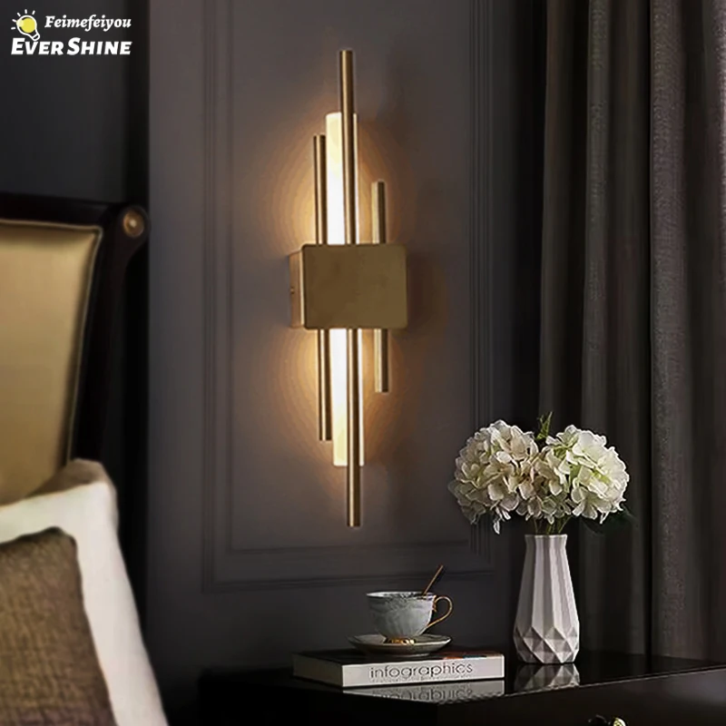 Скандинавский светодиодный настенный светильник для внутреннего освещения, настенное бра для дома, лестницы в отеле, прикроватные тумбочки для спальни, роскошные лампы для украшения гостиной