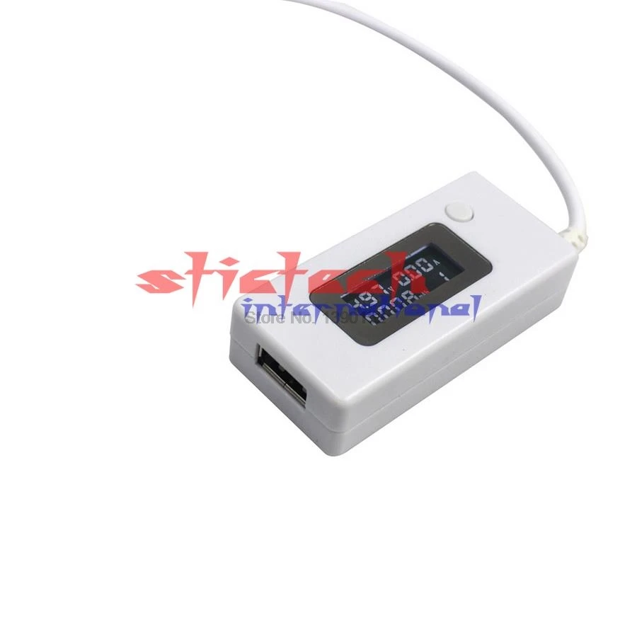 DHL 50шт ЖК-зарядное устройство Тестер емкости аккумулятора Напряжение Ток USB Тестер Метр Детектор для мобильного смартфона 1