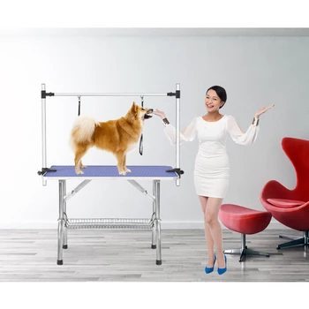 36-дюймовый Складной стол для ухода за собаками и кошками из сверхпрочной нержавеющей стали