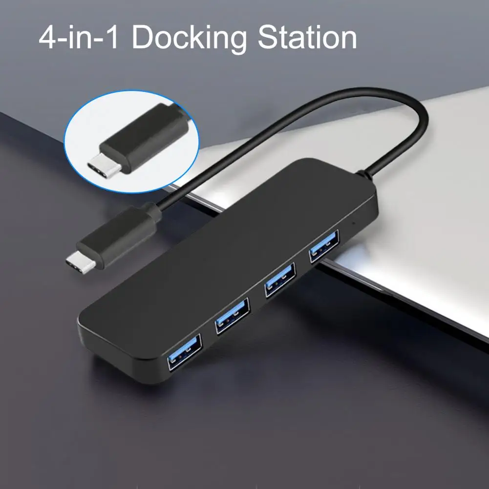Практичная компактная док-станция расширения, многофункциональный USB-интерфейс, многопортовый концентратор расширения USB 3.0/ Type-C 3.0