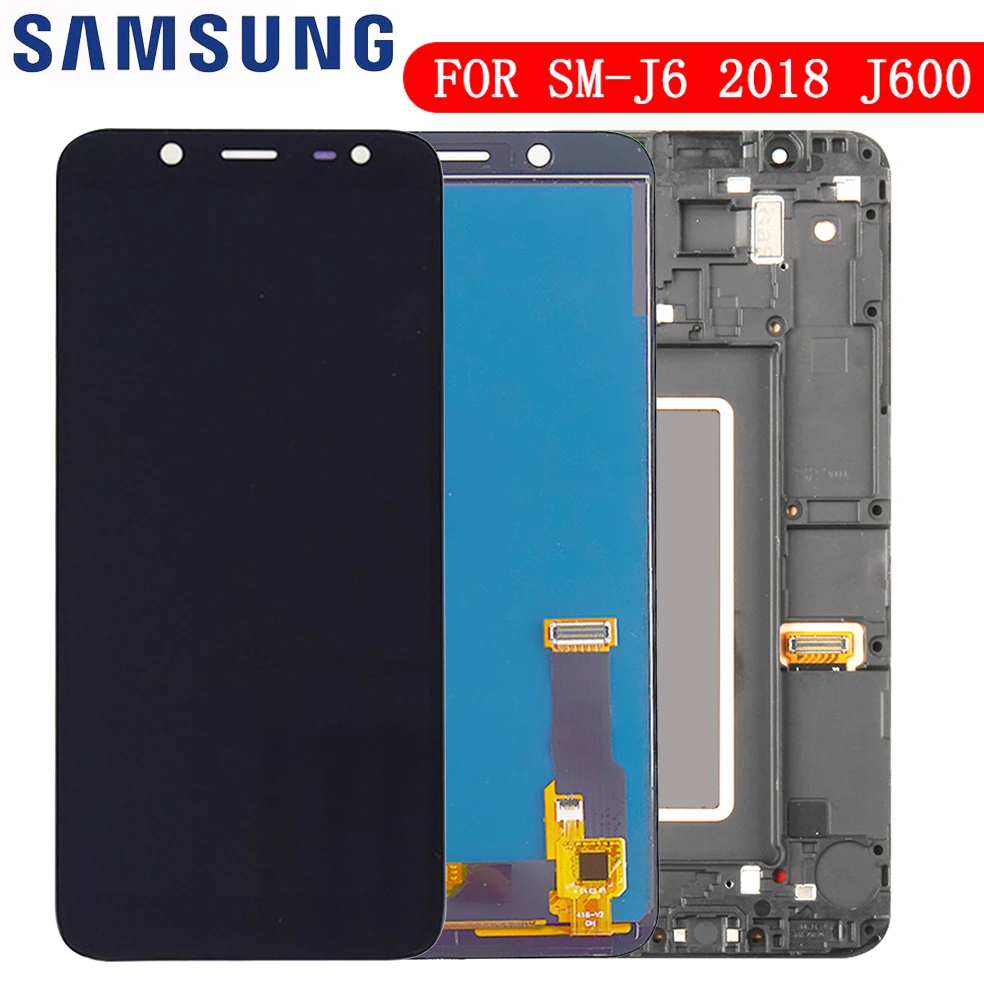 Для Samsung Galaxy J6 2018 J600 J600F J600F/DS Протестирован ЖК-дисплей с Сенсорным Экраном Digitizer в сборе J600G/DS Замена ЖК-дисплея