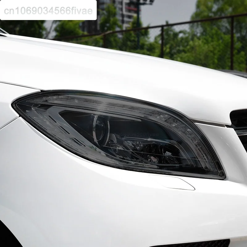Защитная Пленка Для Автомобильных Фар Прозрачная Черная Наклейка TPU Для Mercedes Benz ML Class W166 2012-2015 ML320 ML350 63 Аксессуары