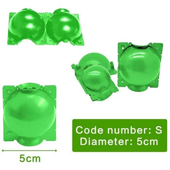 50 штук шарикового устройства для размножения и укоренения растений-многоразовый ящик для прививки растений (S, зеленый) 4