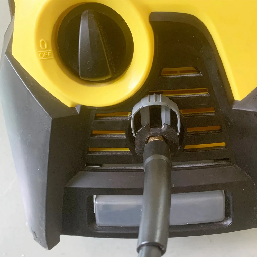 2 комплекта желто-серого цвета для мойки высокого давления Karcher K2 K3 K7, спусковой крючок и замена шланга C-образный зажим для подключения шланга к машине