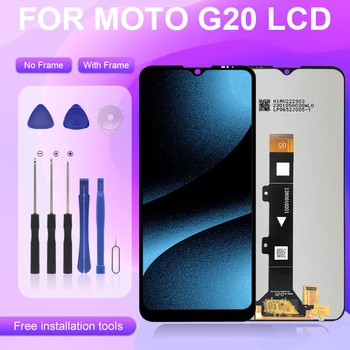 6,5 дюймов для Motorola Moto G20 ЖК-дисплей с сенсорным экраном Digiziter в сборе Для замены дисплея Moto G20 на рамку