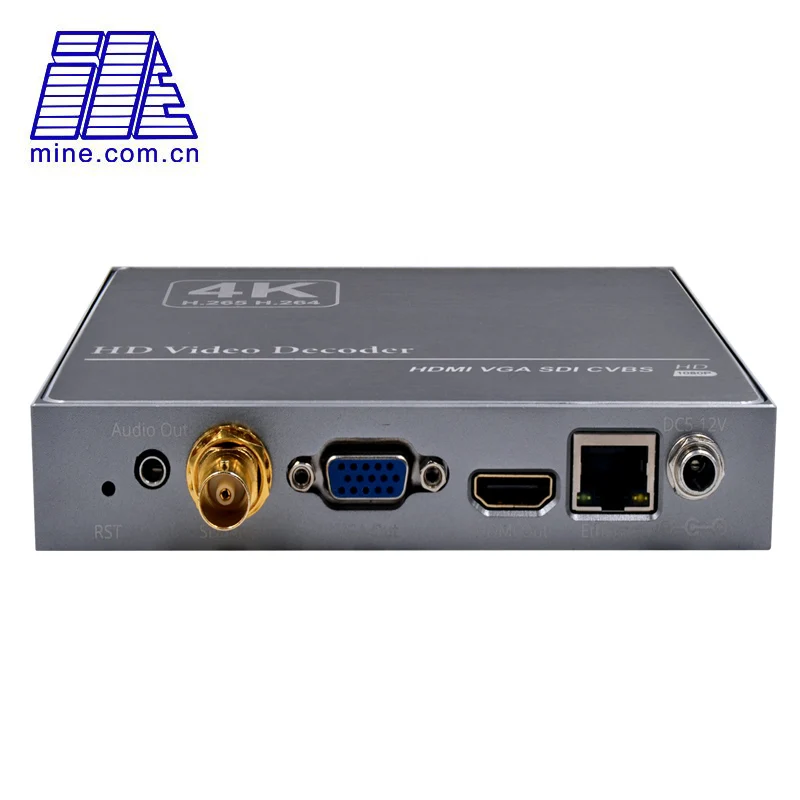 SDI видеодекодер SRT RTMP HLS UDP RTSP для декодирования SDI H265 1080p60
