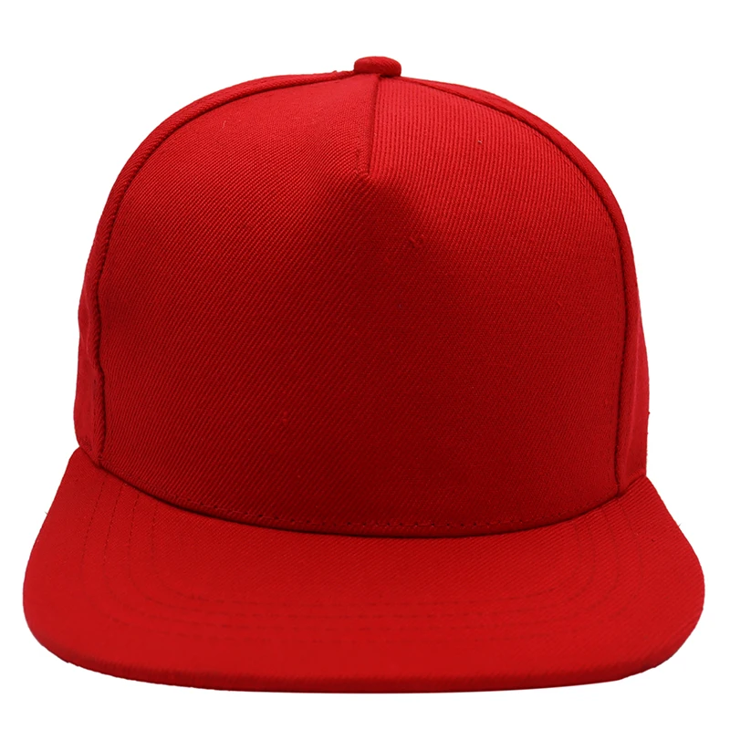 Мужская и женская бейсболка в стиле хип-хоп с плоским верхом, повседневная модная однотонная уличная кепка, регулируемая женская шляпа