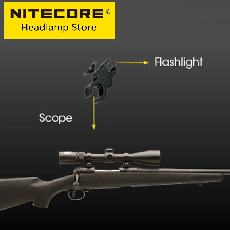 NITECORE GM05 Тактический фонарик, Оружейный держатель, Оптический прицел для Крепления к корпусу Диаметром 25,4-30 мм P30i SRT7GT P12GTS MH12GTS