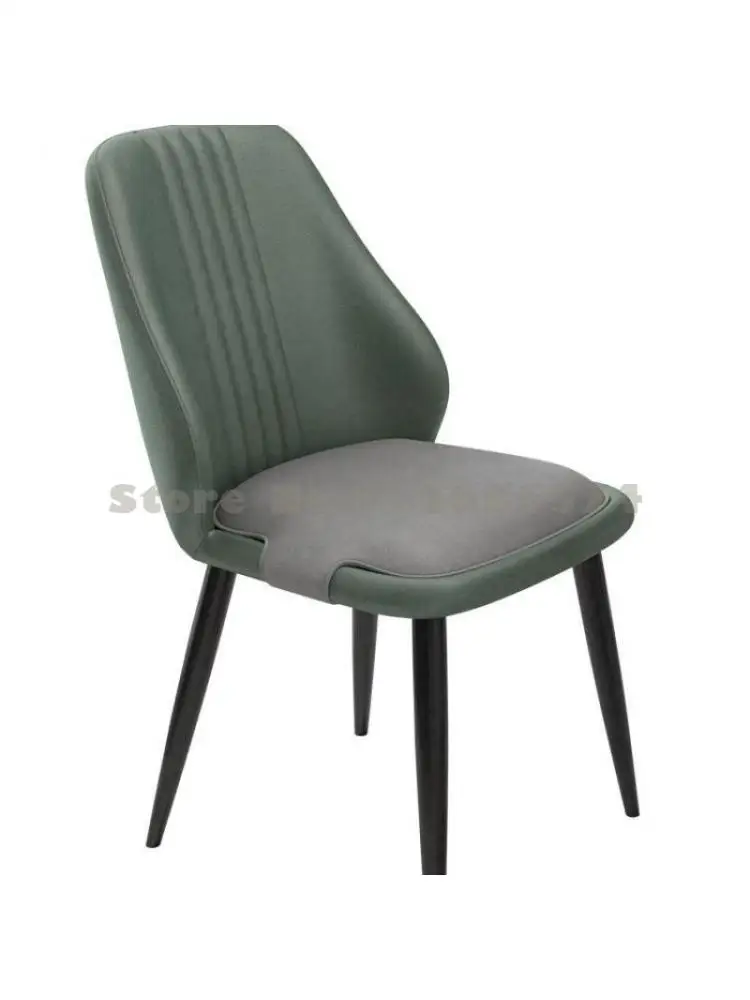 Легкий Роскошный обеденный стул для дома Современный минималистичный стул в скандинавском стиле с тканевой спинкой для отдыха Мягкий Утолщенный пакет