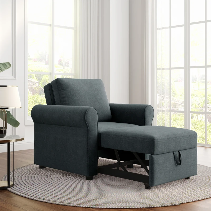 Кресло-кровать 3 в 1, раскладное кресло-кровать, регулировка спинки в диван, шезлонг, современное кресло-кровать-кровать