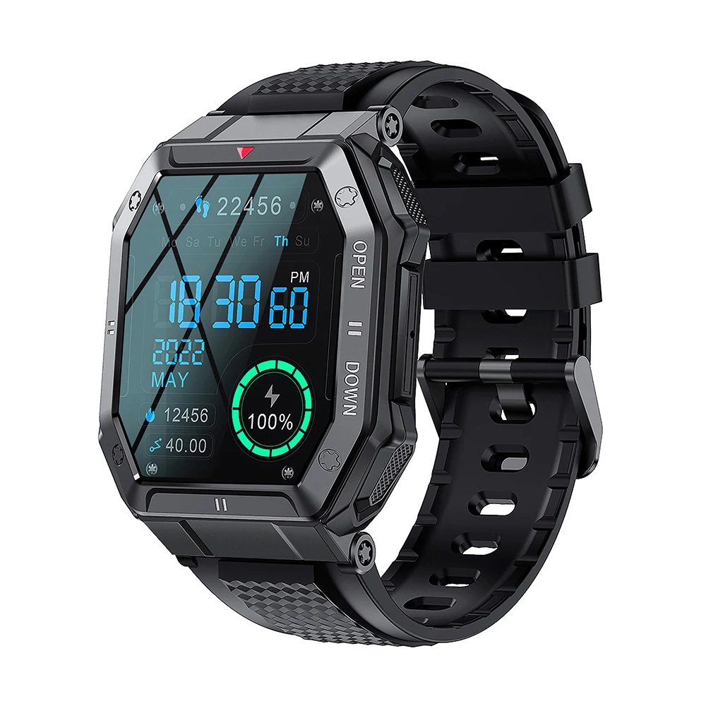 SANDA 2023 Новые смарт-часы с Bluetooth-вызовом, мужские спортивные Фитнес-трекеры, водонепроницаемые смарт-часы с настраиваемым циферблатом IP68 для Android IOS
