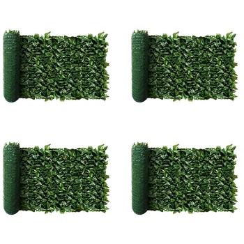 800-кратное украшение стены забора Искусственными зелеными листьями Может растягивать листья растений для ограждения частной жизни, подходящие для дома