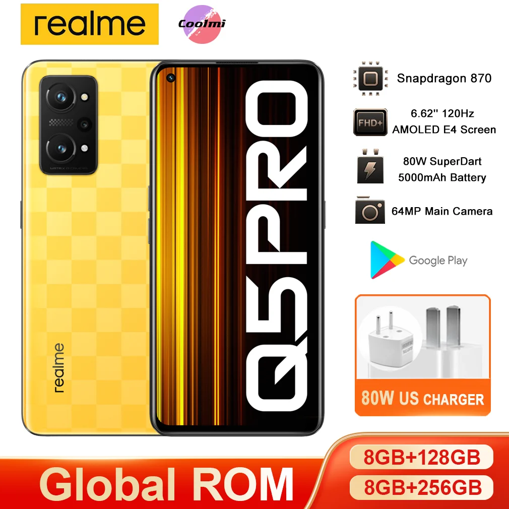 смартфон realme Q5 Pro 5G Snapdragon 870 6,62 