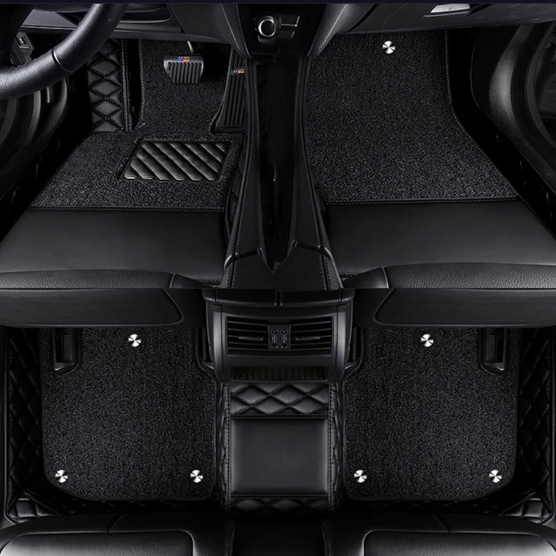 Автомобильные коврики на заказ для Infiniti M25L 2011-2013 Детали интерьера Автомобильные аксессуары Двухслойные съемные
