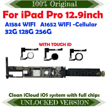 A1584 WIFI Версия A1652 WIFI - Cellular Оригинал для iPad Pro 12,9-дюймовые Материнские платы с системой IOS без iCloud