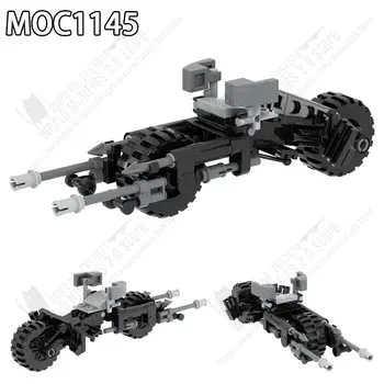 MOC1145 Creativity MOC Строительные блоки модели мотоцикла MOC Movie Vehicle, совместимые с конструкторами Action Figrue Assembly Brick Toys для детей