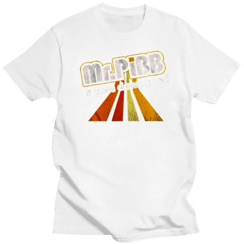 Mr. Pibb Soda Pop Drink Классическая футболка с забавным логотипом в стиле ретро, мужская футболка с рисунком для взрослых, высококачественная повседневная футболка с принтом