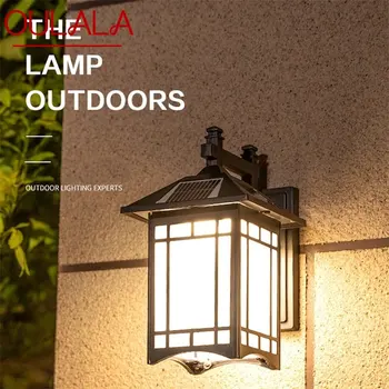 OULALA Солнечный наружный настенный светильник Классический свет с дистанционным управлением светодиодные бра водонепроницаемые для дома