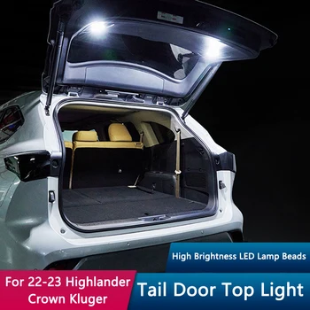 QHCP Багажник СВЕТОДИОДНЫЙ Верхний Свет Для Toyota Highlander Crown Kluger 2022-23 Задняя Коробка Верхний Светильник Яркость Автомобиля Внутреннее Убранство