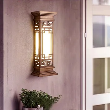 SOFEINA Наружный светильник, светодиодные настенные бра в китайском стиле, Водонепроницаемая лампа для домашнего балкона, Классическая 2