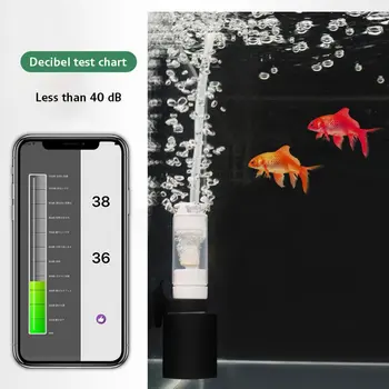 Автоматическая кормушка для рыбы Влагозащищенная электрическая кормушка для рыбы, интеллектуальный выбор времени для отдыха в аквариуме + аквариумный фильтр 0
