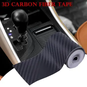 Автомобильная Наклейка из Нано Углеродного Волокна DIY Paste Protector Strip Scratch Anti Auto Film Боковое Зеркало Водонепроницаемая Защита Порога Двери X8J1 1