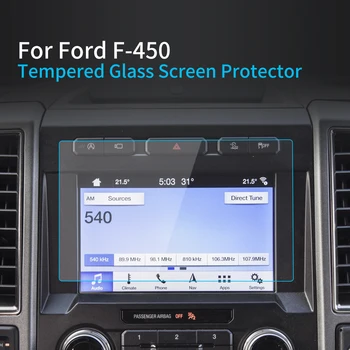 Автомобильные наклейки, защитная пленка для экрана Ford F-450 2023 Navigator, защитная пленка из закаленного стекла, автомобильные аксессуары для транспортных средств